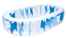BESTWAY 54066 Бассейн надувной Bestway 229*152*51см, 542л, семейный овальный бассейн