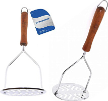 MULTIDOM AN50-32 MULTIDOM Картофелемялка хром дерев. ручка AN50-32