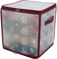 ВОЛШЕБНАЯ СТРАНА Коробка для хранения елочных игрушек (64 секции) (110108)