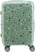 LENDA Чемодан (44-36-L) МОЗАИКА мятный