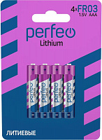 PERFEO (PF_C3332) FR03/4BL LITHIUM Батарейки