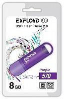 EXPLOYD 8GB 570 пурпурный USB флэш-накопитель