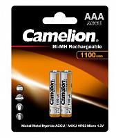 CAMELION (7372) AAA-1100mAh Ni-Mh BL-2 (NH-AAA1100BP2, аккумулятор,1.2В) Аккумулятор