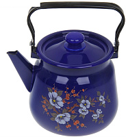 СИБИРСКИЕ ТОВАРЫ С2716.3К С2716.К Кобальтовый эмал 3,5л с рис Чайник