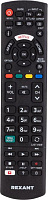 REXANT (38-0008) Пульт универсальный для телевизора Panasonic черный Пульт универсальный для телевизора