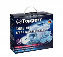 TOPPERR 3322 Таблетки для посудомоечных машин, 160 шт. в уп. Таблетки для ПММ