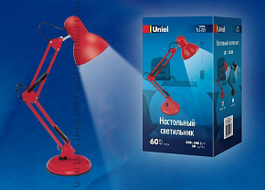 UNIEL (UL-00002121) TLI-221 RED E27 Светильник настольный