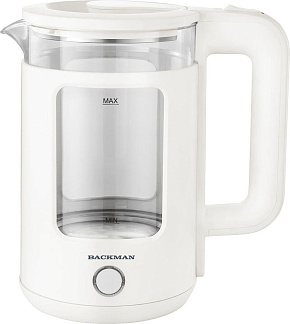 BACKMAN BM-TEA 716 (1,8л. стекло/пластик) Электрический чайник