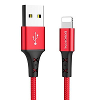 BOROFONE (6931474700780) BX20 USB-Lightning 8 Pin 2.4A 1M - красный Кабель 8 Pin