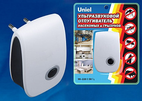 UNIEL (UL-00004562) UDR-E11 WHITE Устройство для отпугивания кротов и змей, на солнечной батарее