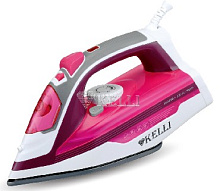 KELLI KL-1627 розовый, белый, серый Утюг