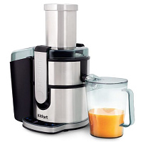 KITFORT KT-1120 стальной/черный Соковыжималка