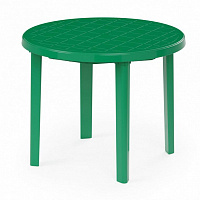 АЛЬТЕРНАТИВА М2666 стол 900х900х750мм круглый (зеленый) Мебель из пластика