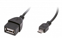 RITMIX RCC-010 OTG кабель, MicroUSB-USB-AF, 0,1m, медный Дата кабель