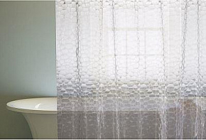 РЫЖИЙ КОТ Занавеска для ванной EVA 3D эффект Пузыри SC-EV-04 (108746)