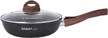 KUKMARA Сго243а а/пр литая 24см съемн/руч стекл/кр Granit ultra original Сковорода