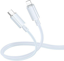 BOROFONE (6941991116353) BX112 2.4A PD 27W USB-Lightning 8 Pin 1 m синий Кабель
