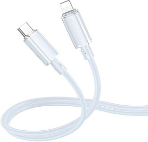 BOROFONE (6941991116353) BX112 2.4A PD 27W USB-Lightning 8 Pin 1 m синий Кабель