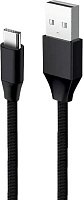 AKSBERRY (6900278680011) X158 USB A-Type C, 5A, черный Кабель