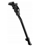 STELS Подножка 20"-28" NH-KC19AAJ центральная телескопическая, алюминиевая чёрная*390015*LU001492 Аксессуары для вело-техники