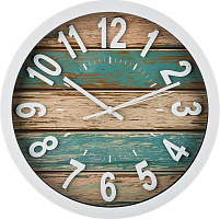 LEFARD 220-389 WOOD d35см циферблат d31см Часы настенные LEFARD 220-389 WOOD d35см циферблат d31см