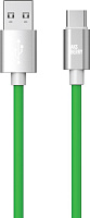 AKSBERRY (6900327650015) X165 Liquid silicone USB A -Type-C, зеленый