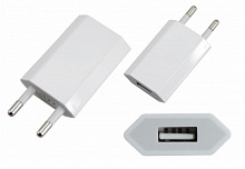 REXANT (18-1194) Сетевое зарядное устройство iPhone/iPod USB белое (СЗУ) (5 V, 1000 mA) REXANT