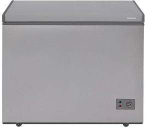 БИРЮСА W210KX 200л (ларь, глухай крышка) графит Морозильный ларь