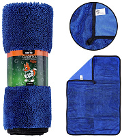 LI-SA LS0113 из суперплотной микрофибры для чистки, сушки и полировки кузова 40х60см, высокий ворс, плотность 750г/м2 48879 Салфетка для автомобиля