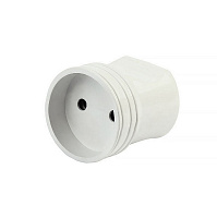 SMARTBUY (SBE-10-S02-w) Штепсельное гнездо без заземления белое 10А 250В Розетка