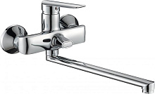 АНТЕЙ 535341-ANT Виадук Смеситель д/ванны шар. L-30см, с перекл. душа хром d35мм Смеситель для ванны