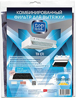 TOP HOUSE Комбинированный фильтр для кухонной вытяжки TH CFI ( жиропоглощающий с индикатором + угольный), 57х47 см (392241)