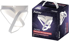 RITTER 51652 5 FALENA 30Вт/2700K/4200K/6400K белый Люстра потолочная