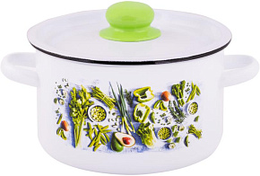 APPETITE 1с16с/1 Свежая зелень эмал цил 2,9л Кастрюля