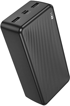 BOROFONE (6941991116438) BJ55B 30000mAh 2USB 2A LED-индикатор , Black Зарядное устройство