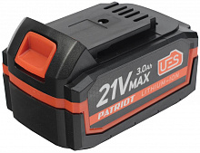 PATRIOT 180301123 Батарея аккумуляторная PB BR 21V(Max) Li-ion 3,0Ah UES тонкая зарядка (5,5 мм) Аккумулятор