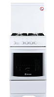 DE LUXE 5040.37г(кр) белый Плита газовая