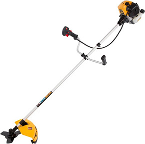 DENZEL Триммер бензиновый DR43, 43 см3, неразъемная штанга, состоит из 2 частей 96273 Бензиновый триммер