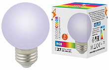 VOLPE LED-G60-3W/RGB/E27/FR/С ЭЛЕКТРИКА