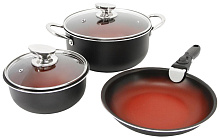 POMIDORO POMI D'ORO P640556 Comodo set Набор посуды для приготовления со съемной ручкой