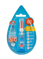 ЕГ (10610) Супер клей 3г блистер Клей