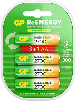 GP (20275) ReEnergy - емкость 2650 мАч Аккумулятор GP (20275) ReEnergy - емкость 2650 мАч