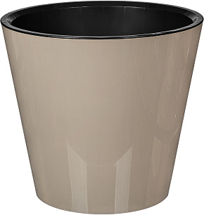 HOMVER Rosemary D330мм, 16л с дренажной вставкой на колесиках (бежевый) 221600427/01 Горшок цветочный HOMVER Rosemary D330мм, 16л с дренажной вставкой