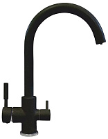 GOTA ROCIO G351-211-GOTA Special Смеситель д/кухни шар. с доп.выходом д/питьев. воды цвет черный d35 Смеситель