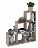 POLINI Стеллаж Polini Home Smart Каскадный 6 секций, дуб (1кор) Стеллаж POLINI Стеллаж Polini Home Smart Каскадный 6 секций, дуб (1кор)