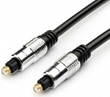 ATCOM (AT0703) Аудио-кабель оптич.1.8 M (TOSLINK, SILVER HEAD) Аудиокабель