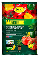 МАЛЫШОК Грунт для томатов и перцев 10л Торфяная продукция