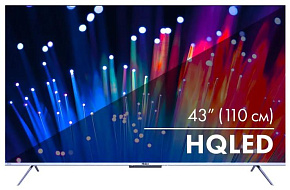 HAIER 43" SMART TV S3 QLED 4K ULTRA HD серебристый Телевизор