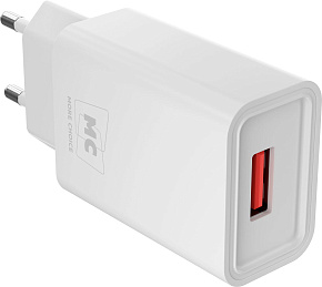 MORE CHOICE (4620202555717) NC07m СЗУ 1USB 2.0A для micro , белый СЗУ