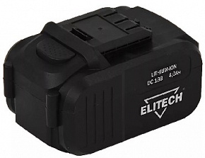 ELITECH 188828 Аккумулятор 14.4В 4.0Ач LI-ION для ДА 14СЛК слайдер 1820.067500 Аккумулятор
